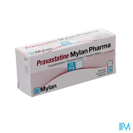 Pravastatine Viatris 20mg Tabl 28