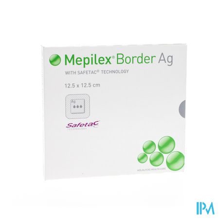 Mepilex Ag Verband Steriel 12,5x12,5cm 5 287121