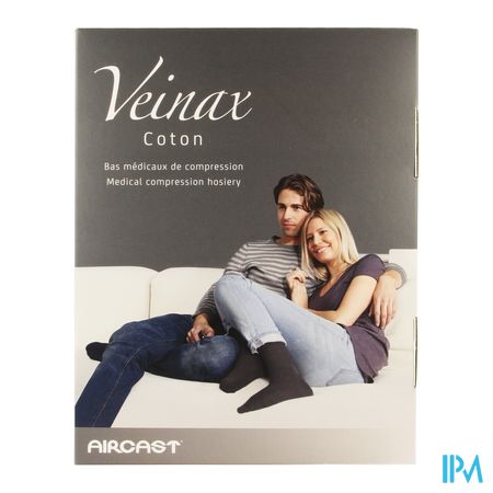 Veinax Kous Katoen Man 2 Lang Zwart Maat 4 2