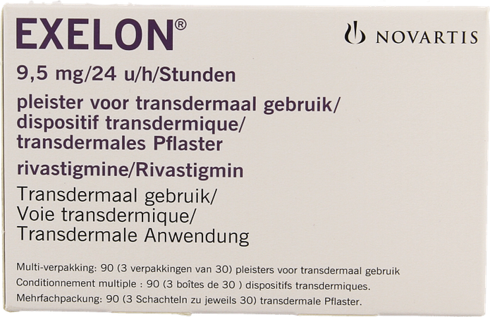 Exelon 9,5mg/24u Pleister Transdermaal 90 3
