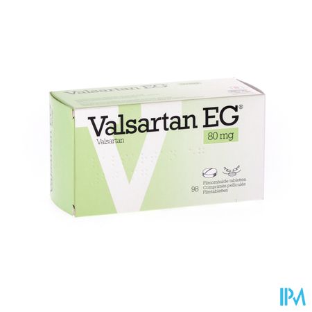 Valsartan EG 80 Mg Filmomh Tabl 98 X 80 Mg 2