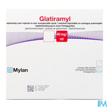 Glatiramyl 40mg/ml Opl Inj Voorgevulde Spuit 36 1