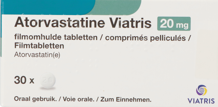 Atorvastatine Viatris 20mg Filmomh Tabl 30 Bls 3