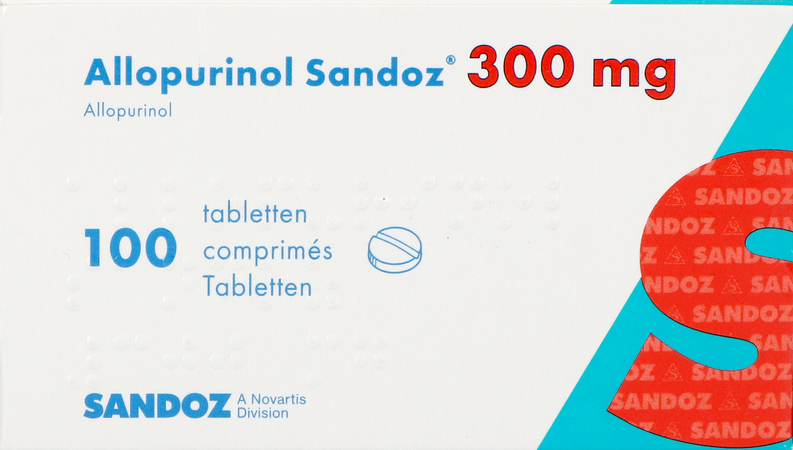 Allopurinol Sandoz 300mg Comp 100 1