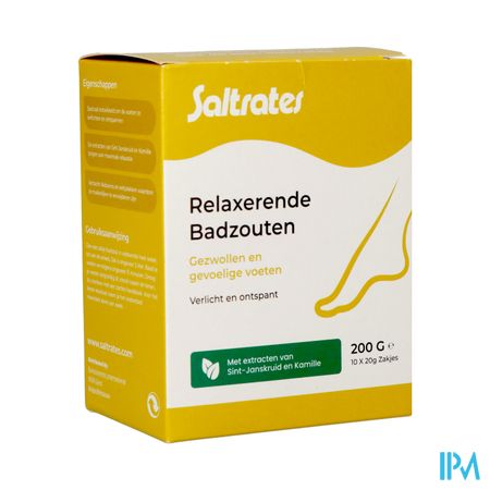 Saltrates Relaxerende Voetbadzouten 10x20g