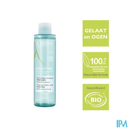 Aderma Biology Ac Zuiverend Micellair Water 200ml 7