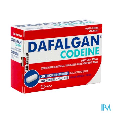 Dafalgan Codeine 500mg Tabl 30