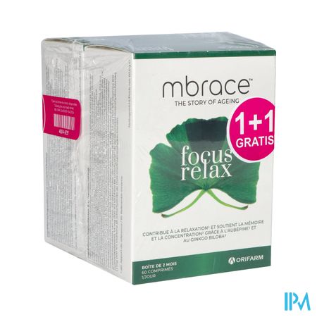 Mbrace Focus & Relax Tabl 60x2 1+1 Gratis