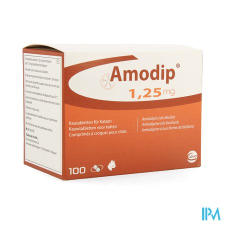 Amodip 1,25mg Kauwtabl 100