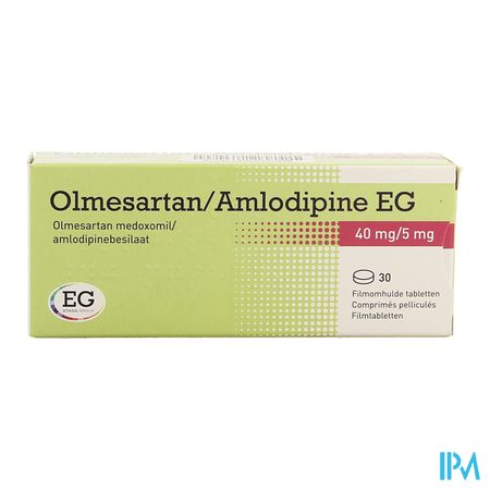 Olmesartan Amlodipine EG 40Mg/ 5Mg Comp Pell  30 1