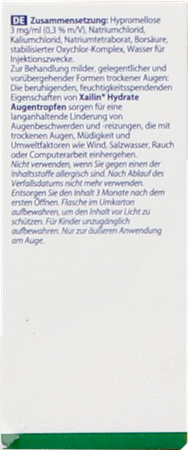 Xailin Hydrate Hypromellose 0,3% Fl 10ml 5