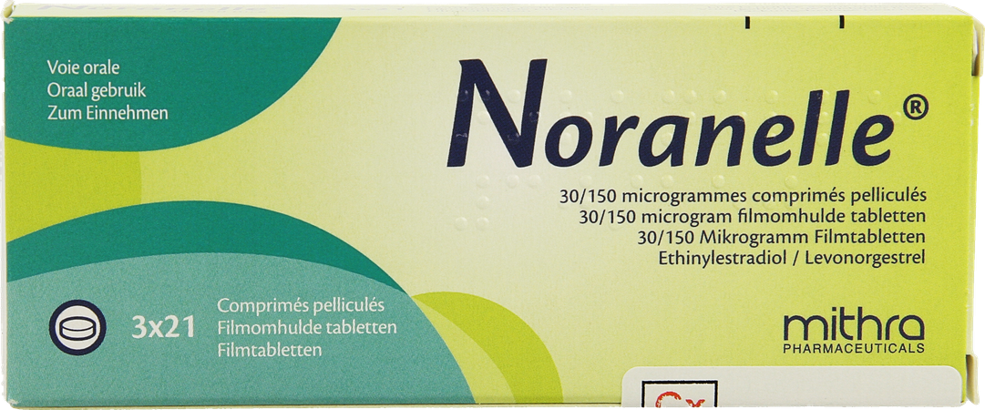Noranelle 30/150mcg Filmomh Tabl 3 X 21 1
