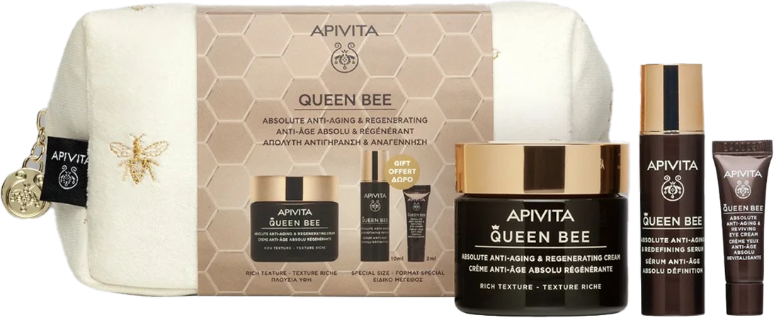 Apivita Queen Bee Absol.a/ag.&reg.rich 10ml+50ml 1