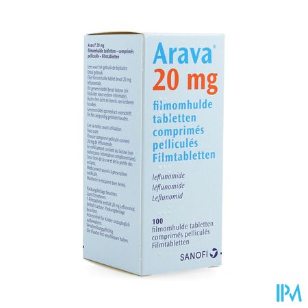 Arava 20mg Pi Pharma Filmomh Tabl 100x20mg Pip