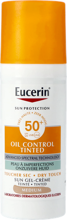 Eucerin Sun Protection Oil Tinted Med Spf50+ 50ml 14