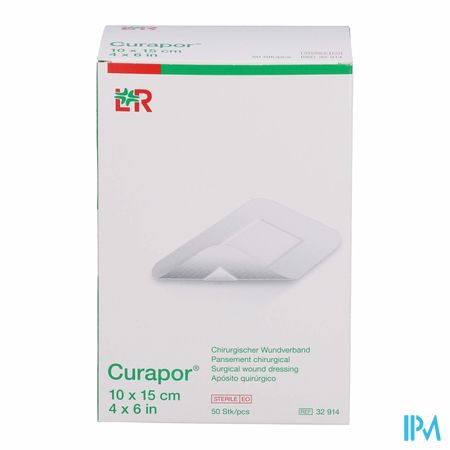 Curapor Pans Chirurg. Steril 15cmx10cm 50 32914 4