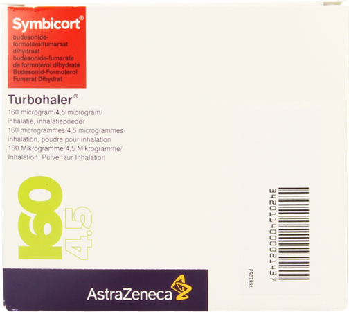 Symbicort Turbohaler 160mcg/4,5mcg Doses 3x120 1
