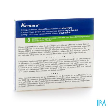 Kentera 8 Dispositif Transderm 3,9mg/24 H