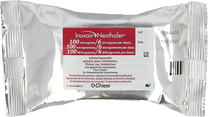 Inuvair 100/6mcg Nexthaler Doses 3x120 2