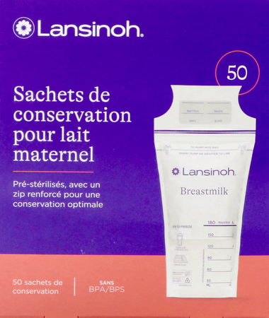 Lansinoh Sachet Conservation Lait Maternel50 40056 4