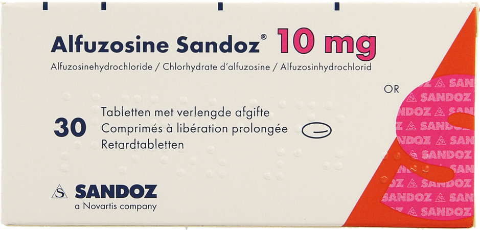 Alfuzosine Sandoz Comp 30 X 10mg 4