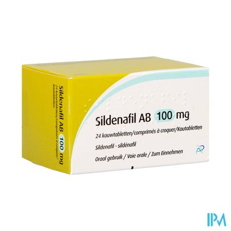 Sildenafil 100mg Ab Kauwtabl 24x100mg