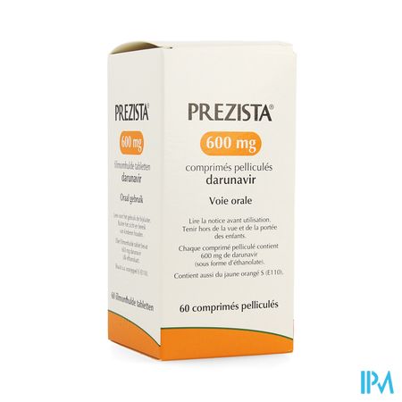 Prezista 600mg Comp 60 X 600mg