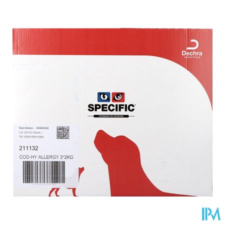 Specific Cod-hy Allergy Management Plus 3 X 2kg 1