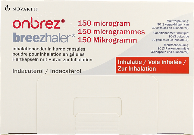 Onbrez Breezhaler 150 Mcg Inhal Poeder Caps 3x30 2