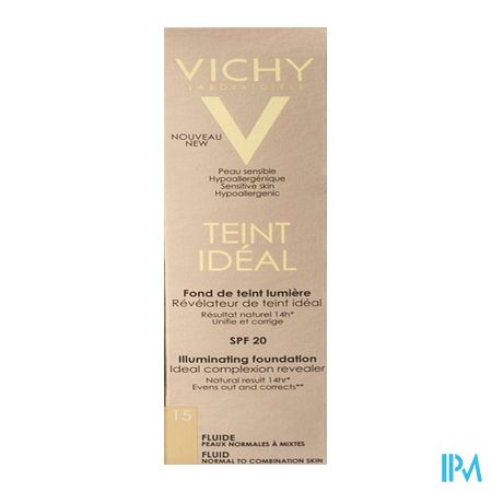 Vichy Fdt Teint Ideal Fluide 15 30ml 1