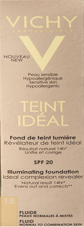 Vichy Fdt Teint Ideal Fluide 15 30ml 1
