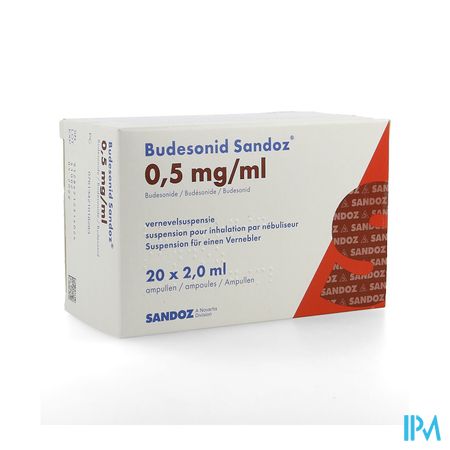 Budesonid Sandoz 0,5mg/ml Susp Neb 4 X 5 Amp