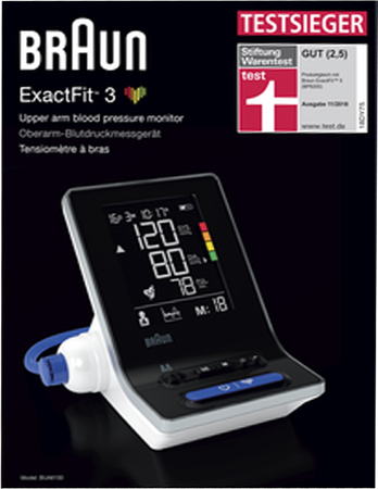 Braun Exactfit Bua6150we Bloeddrukmeter Bovenarm 1