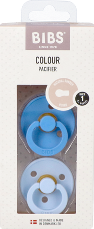Bibs 1 Fopspeen Duo Sky Blue&baby Blue 1