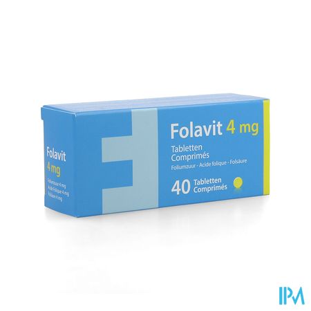 Folavit 4mg Comp 40 X 4mg Nf Rempl.1351394