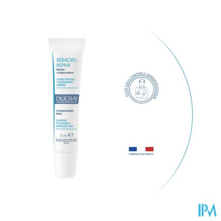 Ducray Keracnyl Repair Lipbalsem 15ml 17