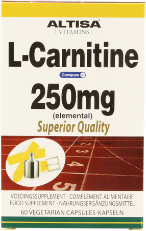 Altisa l-carnitine 250mg (carnipure) Comp 60 1