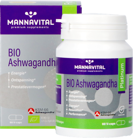 Mannavital Ashwagandha V-caps 60 10