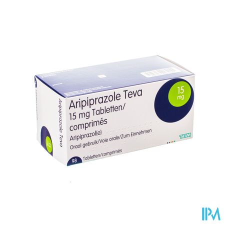 Aripiprazole Teva 15mg Tabl 98 X 15mg 1
