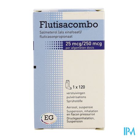 Flutisacombo 25Mcg/250Mcg Aerosol 120D 1