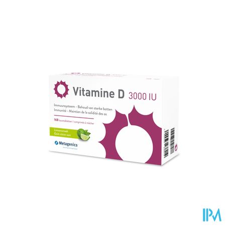 Vitamine D 3000iu Metagenics Comp 168 Promo -20%