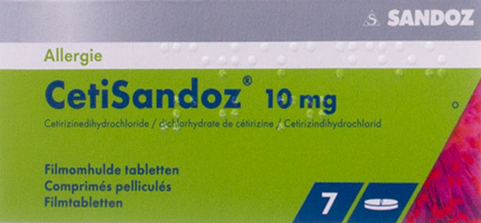 Cetisandoz Sandoz Comp 7 X 10mg 7