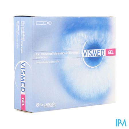 Vismed Gel Lubrifiant Oculaire 0,3% Fl 20 X 0,45ml