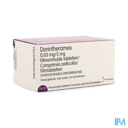 Dorin Theramex 3,00mg/0,03mg Filmomh Tabl 13 X 21 1
