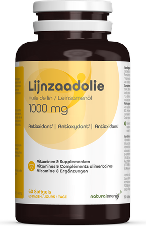 Natural Energy Lijnzaadolie Caps 60 13