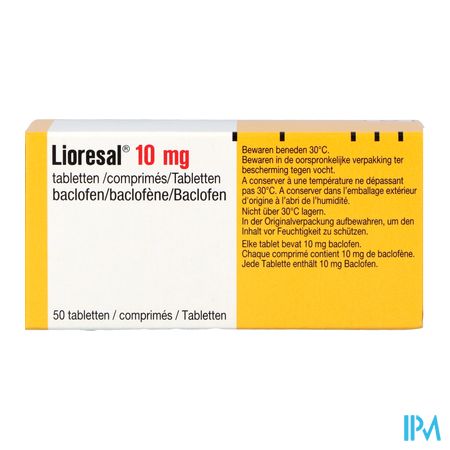 Lioresal Comp 50 X 10mg 2