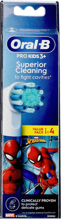 Oral-b Refill Kids Spiderman 4 2