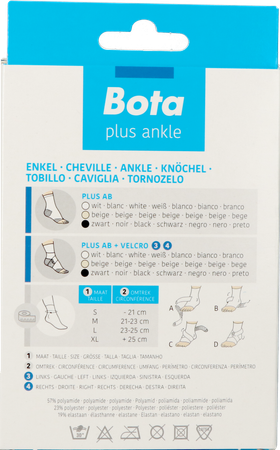 Bota Plus Enkelstuk+velcro Skin S <21cm 6