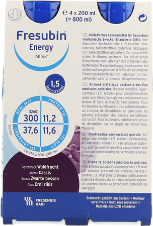 Fresubin Energy Drink 200ml Cassis/zwarte Bessen 3