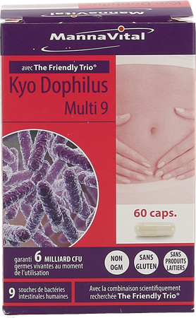 Mannavital Kyodophilus Multi 9 Caps 60 3